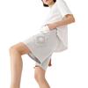 Women's Short Sleeve Crop Shirt Wide Leg Cotton Linen Shorts Set Lightweight Breathable Casual Summer Two Piece Outfit