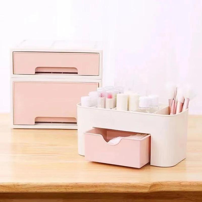 Nail Storage Box Jewelry Box Cosmetic Container Cotton Swab Storage Box Accessories Cleaning Desktop Tools Multifunctional