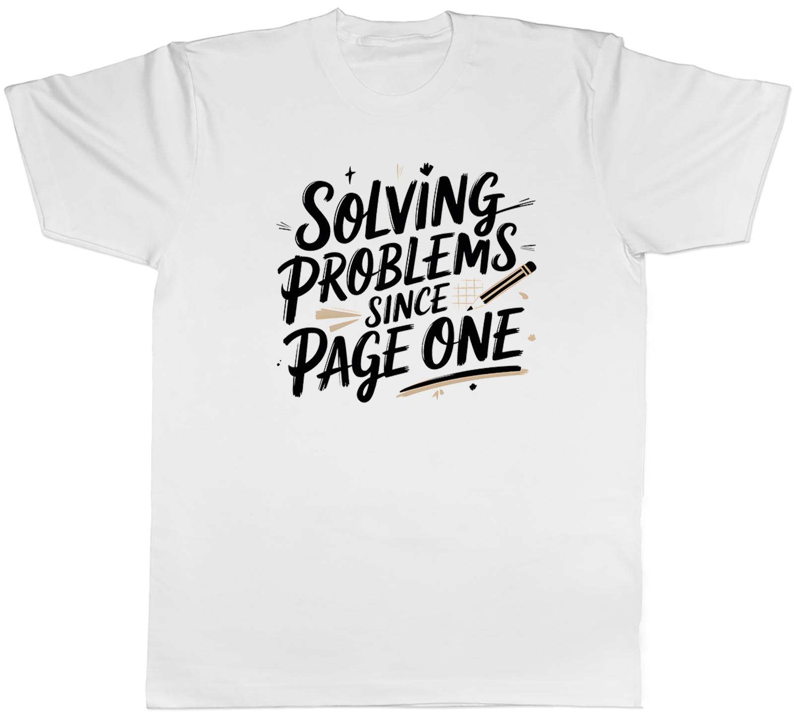 Solving Crosswords Puzzles Unisexs TShirt Tee Gift Top S