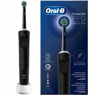 Oral-B Vitality Pro Escova de Dentes Elétrica Preta, 1 Cabeça de Escova