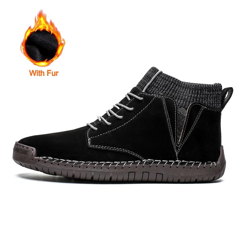 Fashion Men Casual Shoes High Quality Handmade Breathable Outdoor Lace-up Men Shoes Business Formal Leather Walking Shoes Zapatos Hombre
