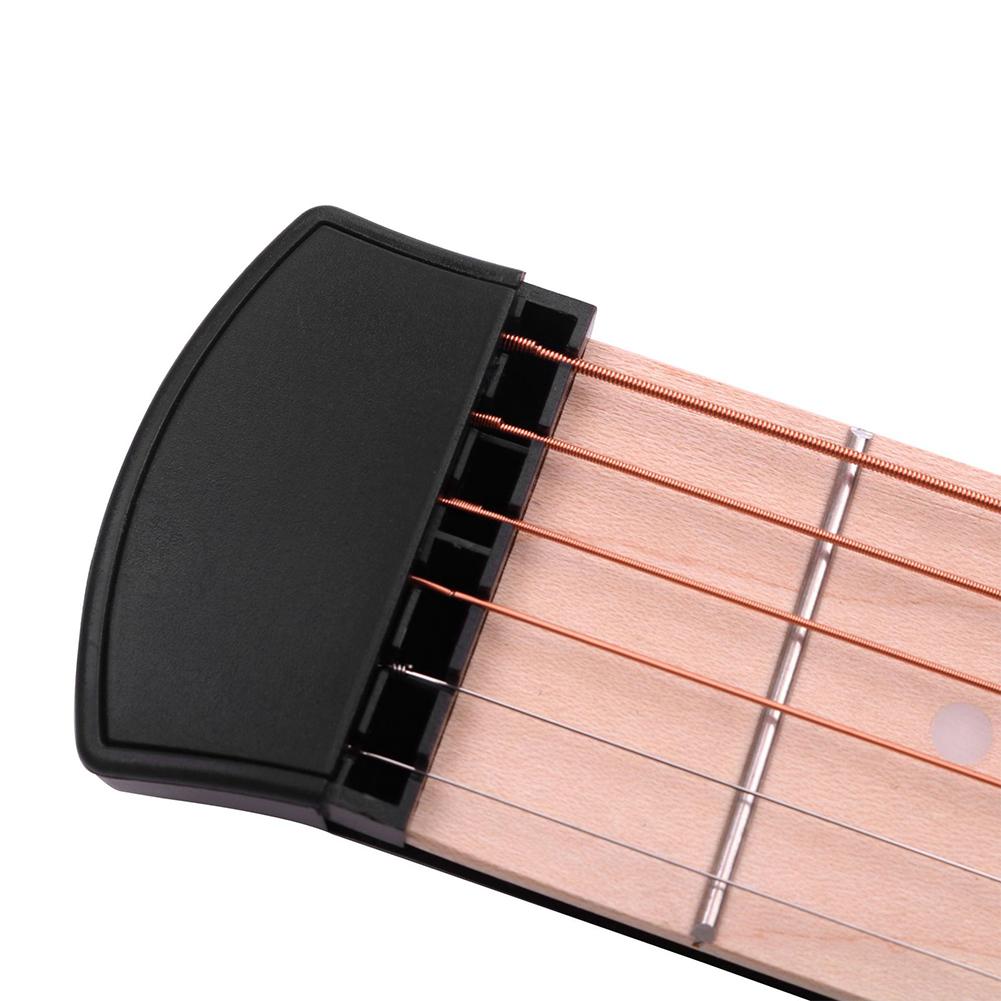 Portable Pocket Guitar Neck Chord Trainer Pocket Guitar Practice Neck Portable Guitar Chord Practice Tool for Beginners