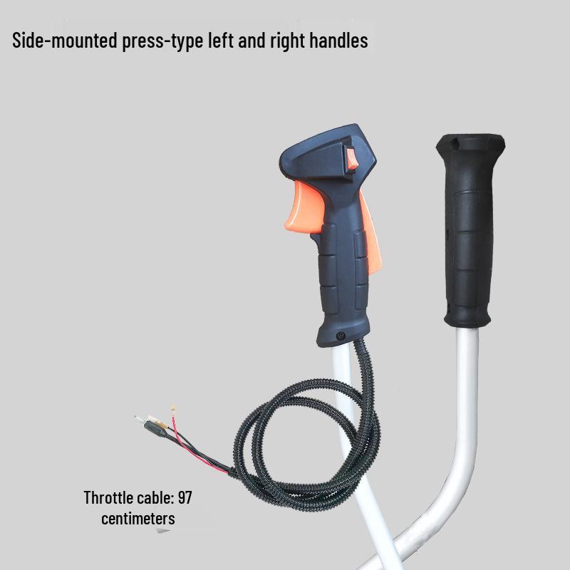 Universal Lawn Mower Throttle Switch Assembly for Side-Mounted Brush Cutter and Backpack Grass Trimmer