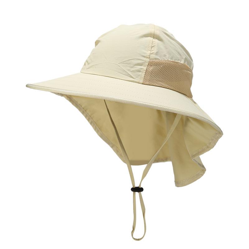 Sun Hat Children Spring and Summer Quick Drying Sun Protection Face UV Protection Bucket Hat Men's and Women's Hats Outdoor Ventilation