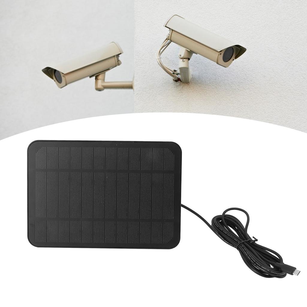 4W 5V Solar Panel for   for   for   Security Camera IP65 Waterproof Solar   with 360 Degree   Bracket
