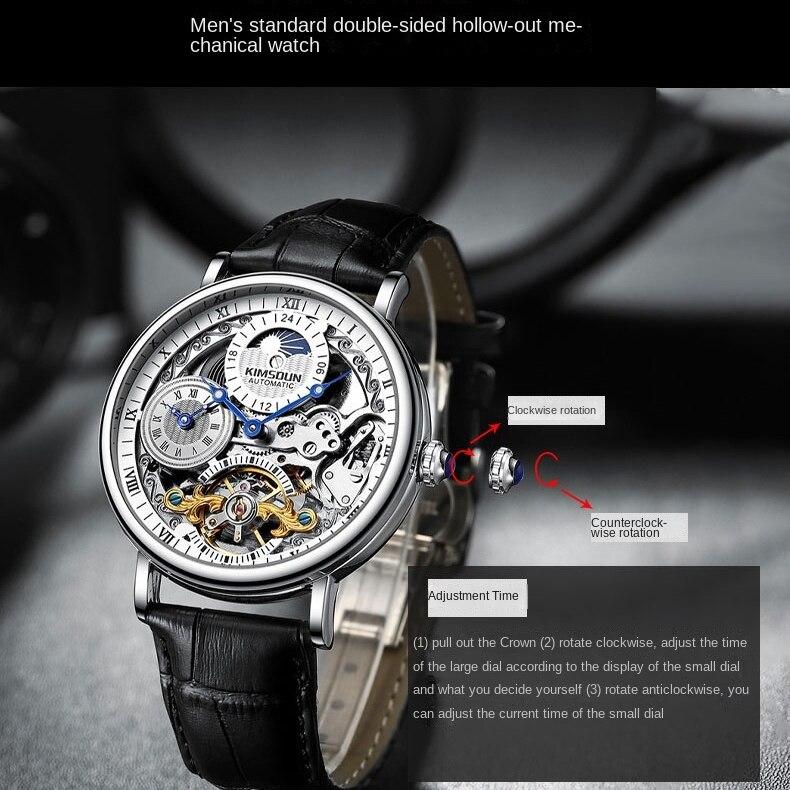 KIMSDUN New High-end Men's Mechanical Watch Men's Watch Waterproof Full Automatic Watch