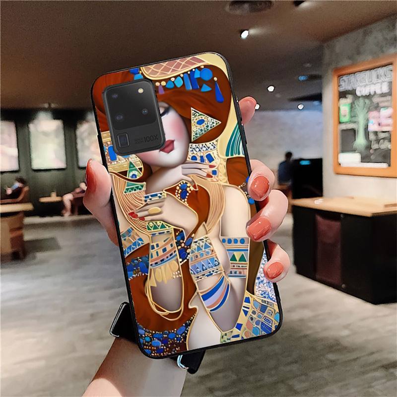 Klimt Kiss Phone Case for Samsung S20 lite S21 S10 S9 plus for Redmi Note8 9pro for Huawei Y6 cover