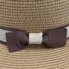 New Fashion Straw Hat Summer Women's Bow Sunscreen Sun Hat Foldable Big Eaves Beach Hat