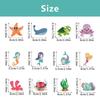 Theme Ocean Cake Flags Mermaid Starfish Turtle Decor For Celebration Supplies