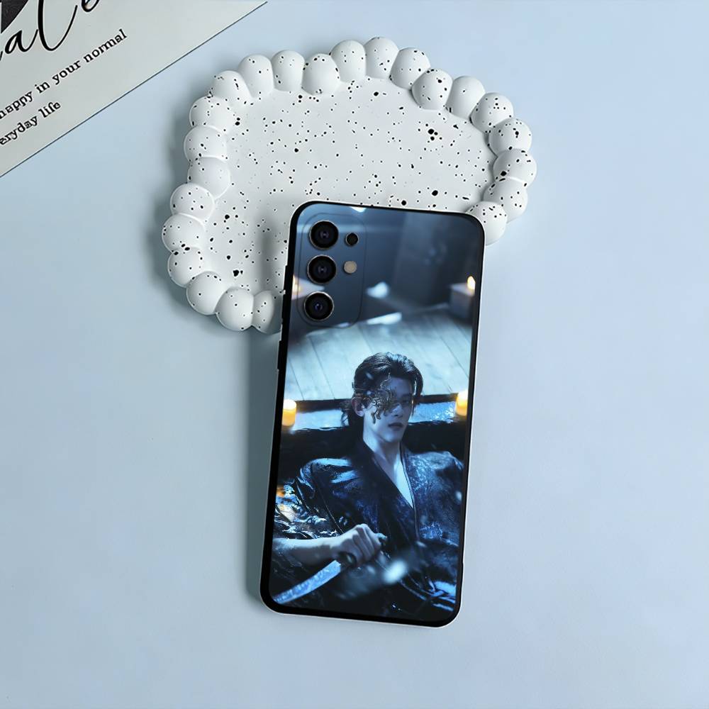 

Chasing Jade - Sui Yuanhuai Black Soft Silicone Phone Case for Samsung S25, S24, S21, S22, S23, S30, Ultra, S20, Plus, FE, Lite Samsung S22plus5G