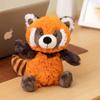 25cm Lovely Raccoon Stuffed Fluffy Animal Huggable Pillow Delicate Home Decro Zoo Souvenir Party Props