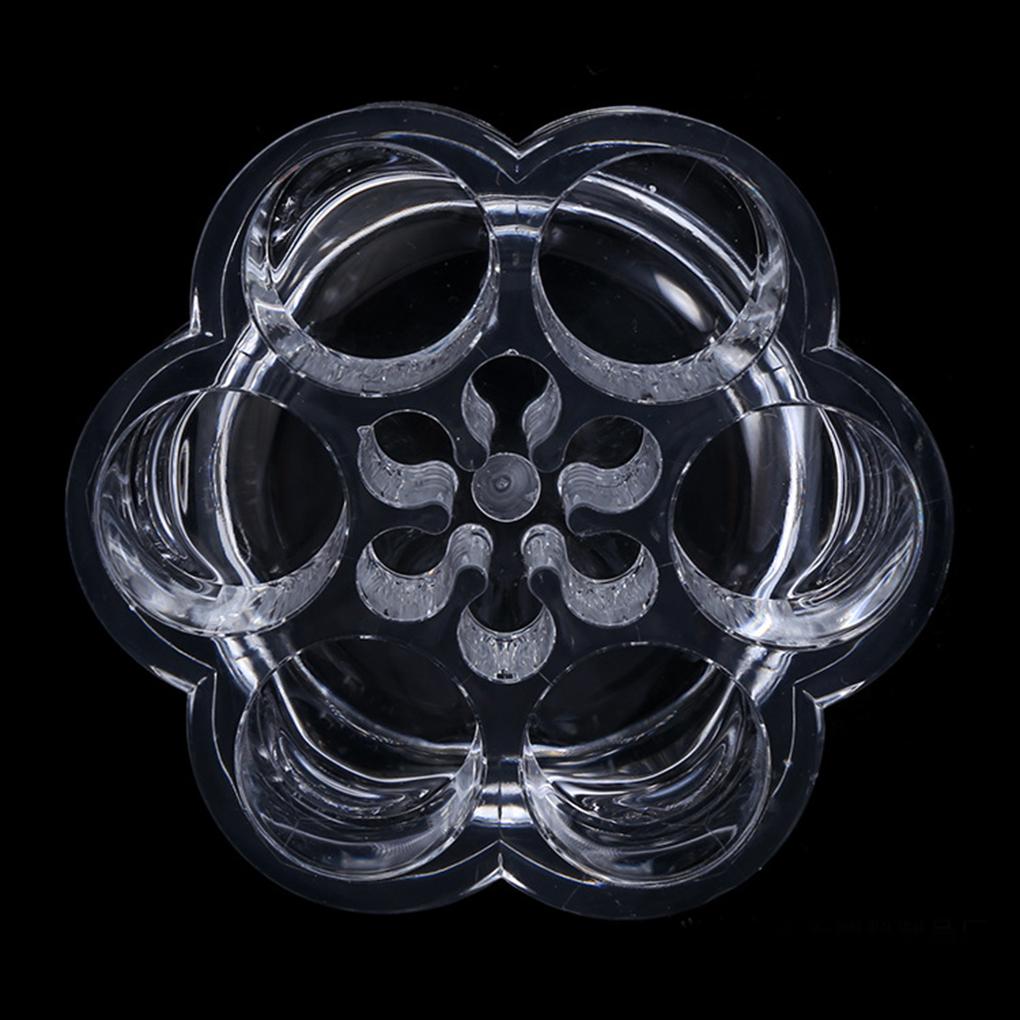 1PC New Acrylic Clear Lipstick Brush Makeup Display Organizer Flower Shaped Cosmetic Holder Organizer