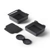CARENTR Tesla New Model Y Juniper & Model 3 Center Console Organizer (Dual-Tier Storage, Smooth Slide) – Compatible with Model 3 (2024-2025) / New Mod
