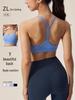 Nahtloser Damen-Sport-BH mit Y-Rücken und herausnehmbaren Polstern - Perfekt für Yoga und Fitness.