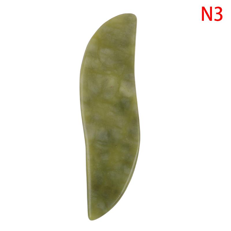 Natural Gua Sha Stone, Rose Quartz Jade Heart Shaped Face Massage Board Skincare Tool