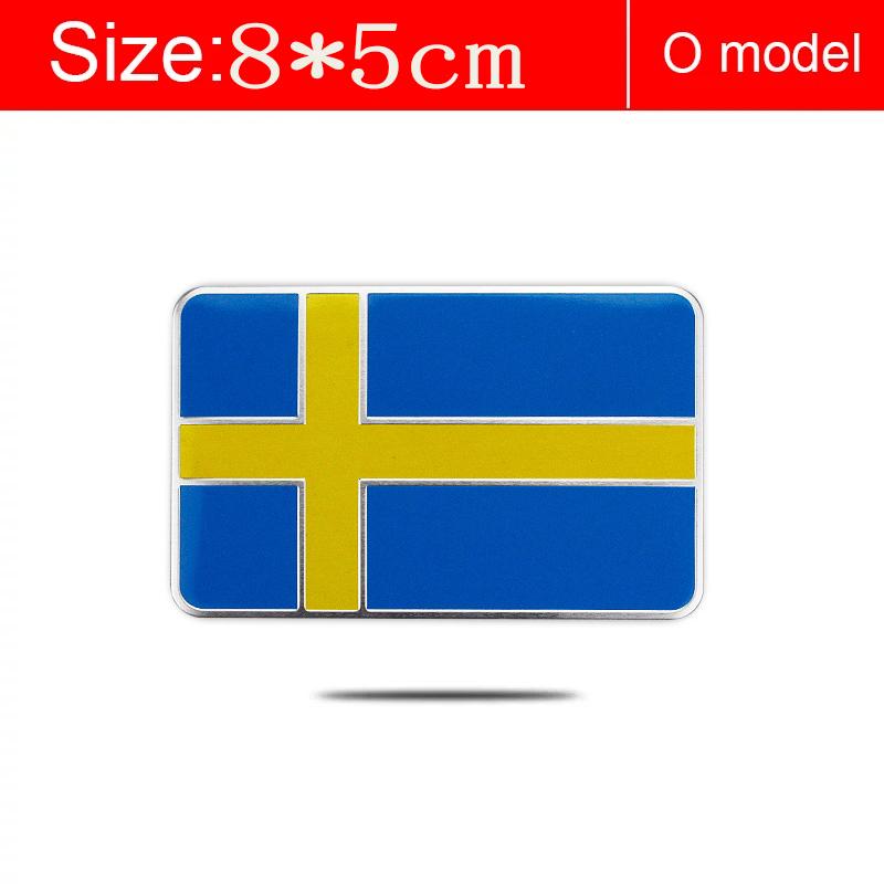 1pcs Car Accessories 3D Aluminum Logo Indoor Decoration Fender Trunk Stickers For Volvo Rdesign T6 AWD C30 C70 S40 S60 S70 S80