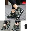 Classic Camouflage High-top Sport Shoes For Women With Height Boosting 6.5cm Sole