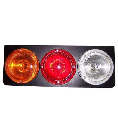 Tail Lights with Metal Body and 12v Bulbs Suitable for Trucks Trailers Cars Buses Off Road Vehicles and Universal - Right Side