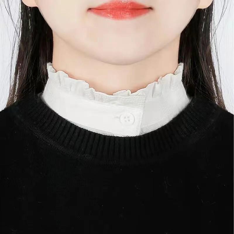 Children's Versatile Denim Dickey Faux Collar for Sweaters and Ladies - Multifunctional Pointed Collar Decoration