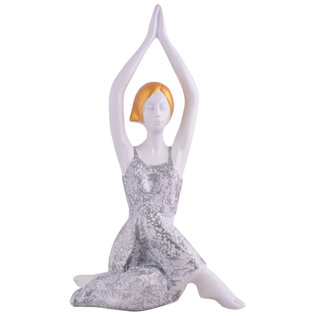 Yoga Lady Home & Office Decor Fantasy Showpiece