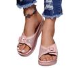 Summer New Sandals Women's Slope Heel Casual Women's Shoes Large Size Slippers Women's Outer Wear