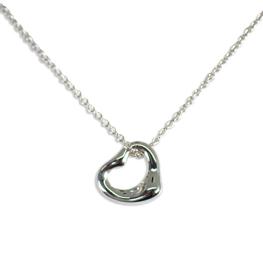 

[Б/у] TIFFANY/Tiffany 925 Open Heart Подвеска/ожерелье [g276-86]