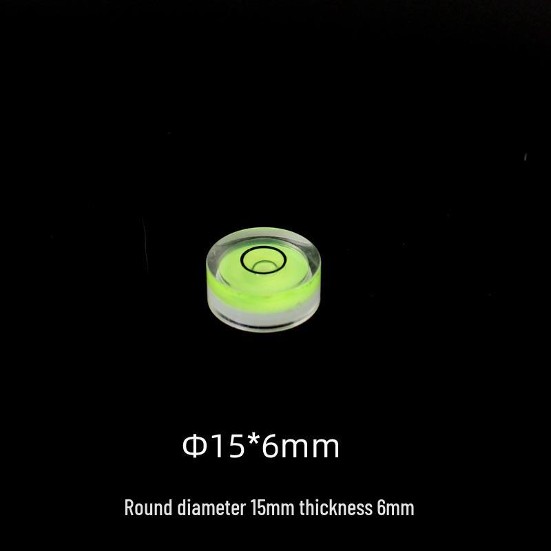 Universal Green Spirit Level with Scale - Compact Liquid Bubble Measuring Tool