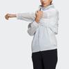 adidas Lightweight Windbreaker Jacket with Hood Women Outerwear White HB8922