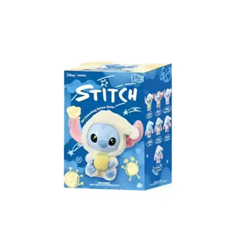 Nwe Miniso Disney Stitch Eat Some Thing Before Sleep Series Vinyl Blind Box Bag Pendant Cute Doll Mystery Box Toy Adult Gift