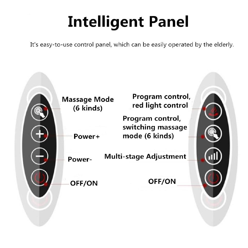 Handheld Electric Vibrating Neck Back Massager Relax Body Warm Moxibustion Nursing Device Multifunctiona Hammer Massager