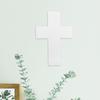 Leeres Schaumstoffkreuz Form DIY Bastelprojekt Polystyrol Unbemalt Religiöse Feier Dekoration für Weihnachten Ostern Kommunion