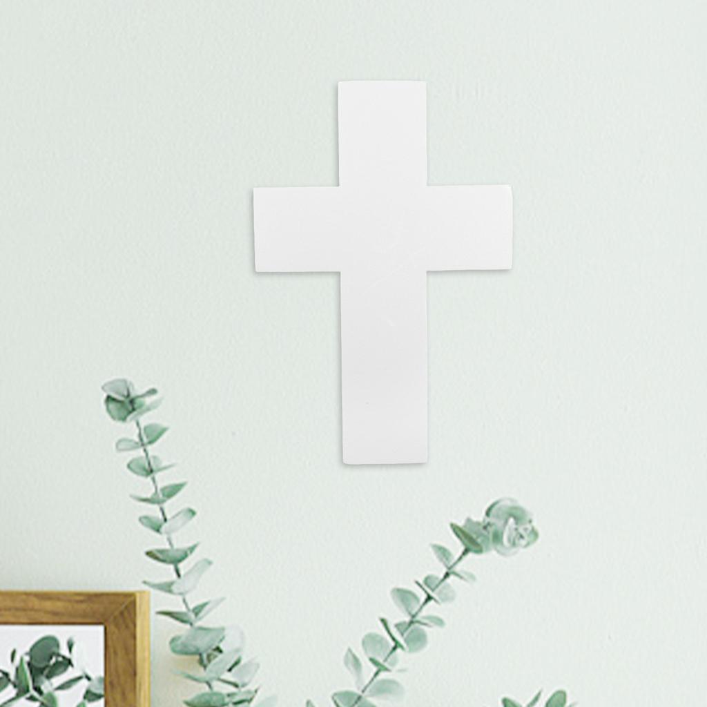 Leeres Schaumstoffkreuz Form DIY Bastelprojekt Polystyrol Unbemalt Religiöse Feier Dekoration für Weihnachten Ostern Kommunion