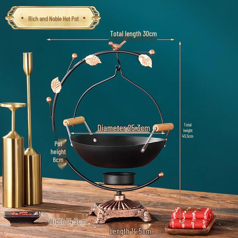 Rustikaler Eisen-Hängeeimer