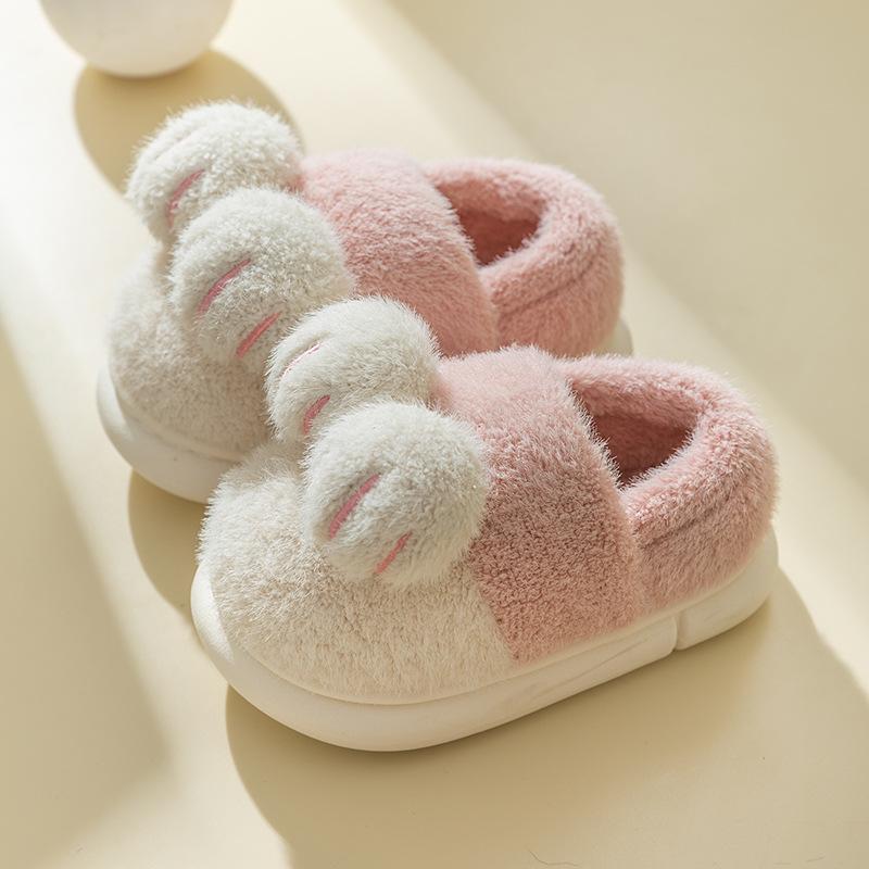 Children's Autumn and Winter Household Indoor Bag and Cotton Slippers