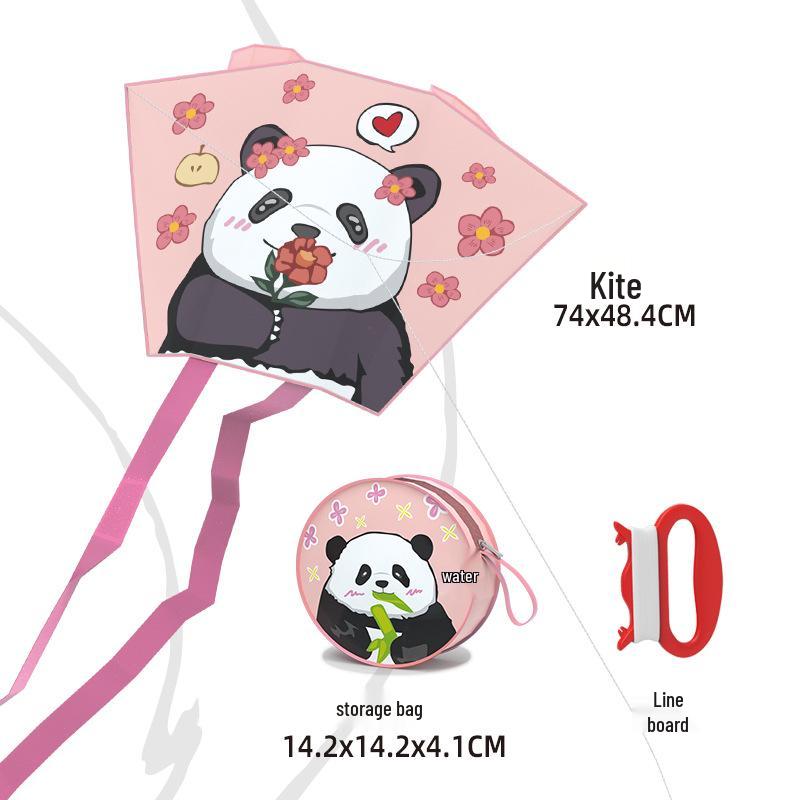 Cartoon Kite with Portable Pocket Bag - Easy to Fly Children s Outdoor Toy for Light Breezes