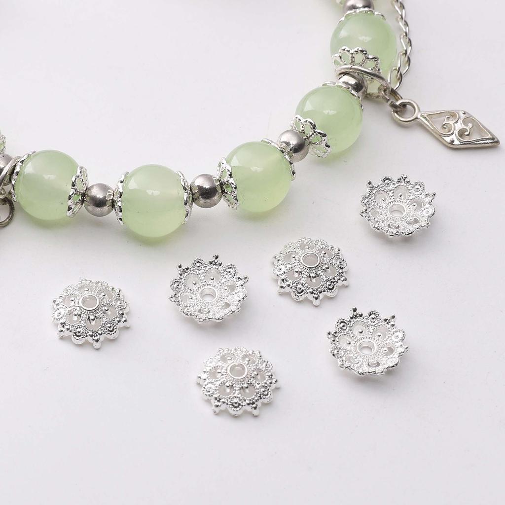 Alloy Flower Tray Spacer Accessories Charms Pendant For Jewelry Making DIY Earring Necklace Bracelet