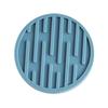 Silent Coasters Silicone Tea Cup Mat Striped Draining Version