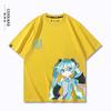 Hatsune Miku Miku Animation Anime Cartoon Around Pure Cotton Printed TShirt New Unisexs and Unisexs Loose Casual TShirt