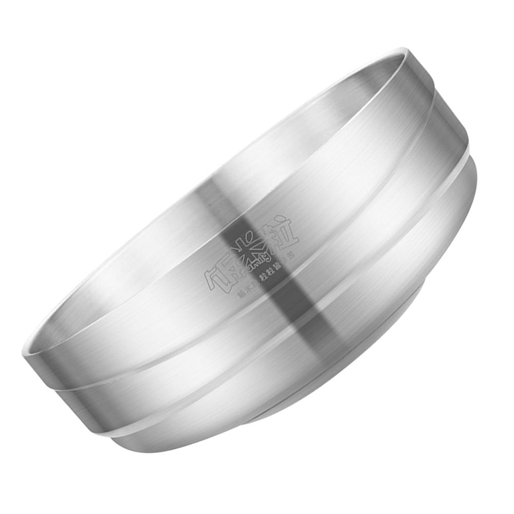 

Миска для супа с лапшой Большие миски Лапша Рамен Салат Металлический контейнер Посуда из нержавеющей стали Корейская еда Паста серебряный