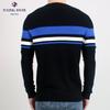Einfacher Rundhals-Wollpullover für Herren, Business Casual