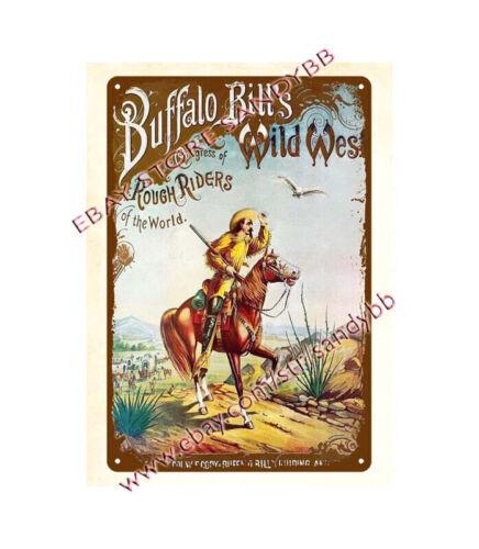 

luxury home decor Modern Wild West metal tin signAluminum 20x30cm（7.8x11.8inch）