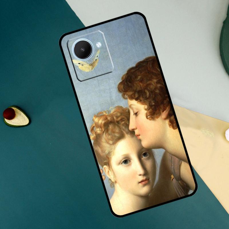 Angel Cupid Art Paint For Realme C63 C61 C71 C55 C67 C51 C75 C65 C53 10 11 12 13 14 Pro Plus GT6 GT7 15 Pro Case