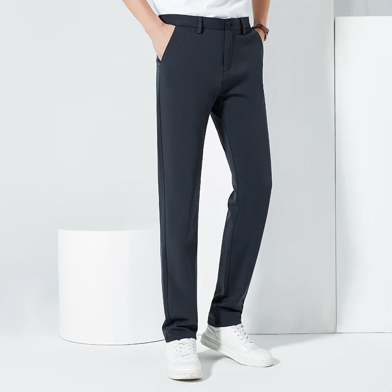 Men's Thickened Straight-Leg Casual Pants FXL8K002-S3