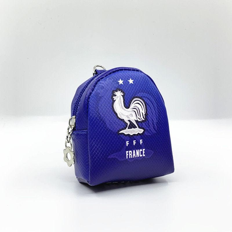 Soccer National Team Coin Purse Headphone Key Organizer Fashion Sports Mini Wallet