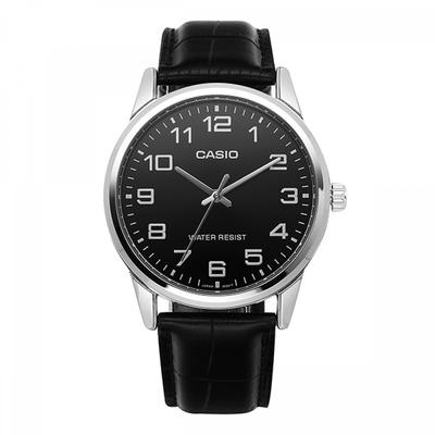 Mtp V001l 1budf  Mtp V001l 1b  Analog Sat Student Men S Leather Watch