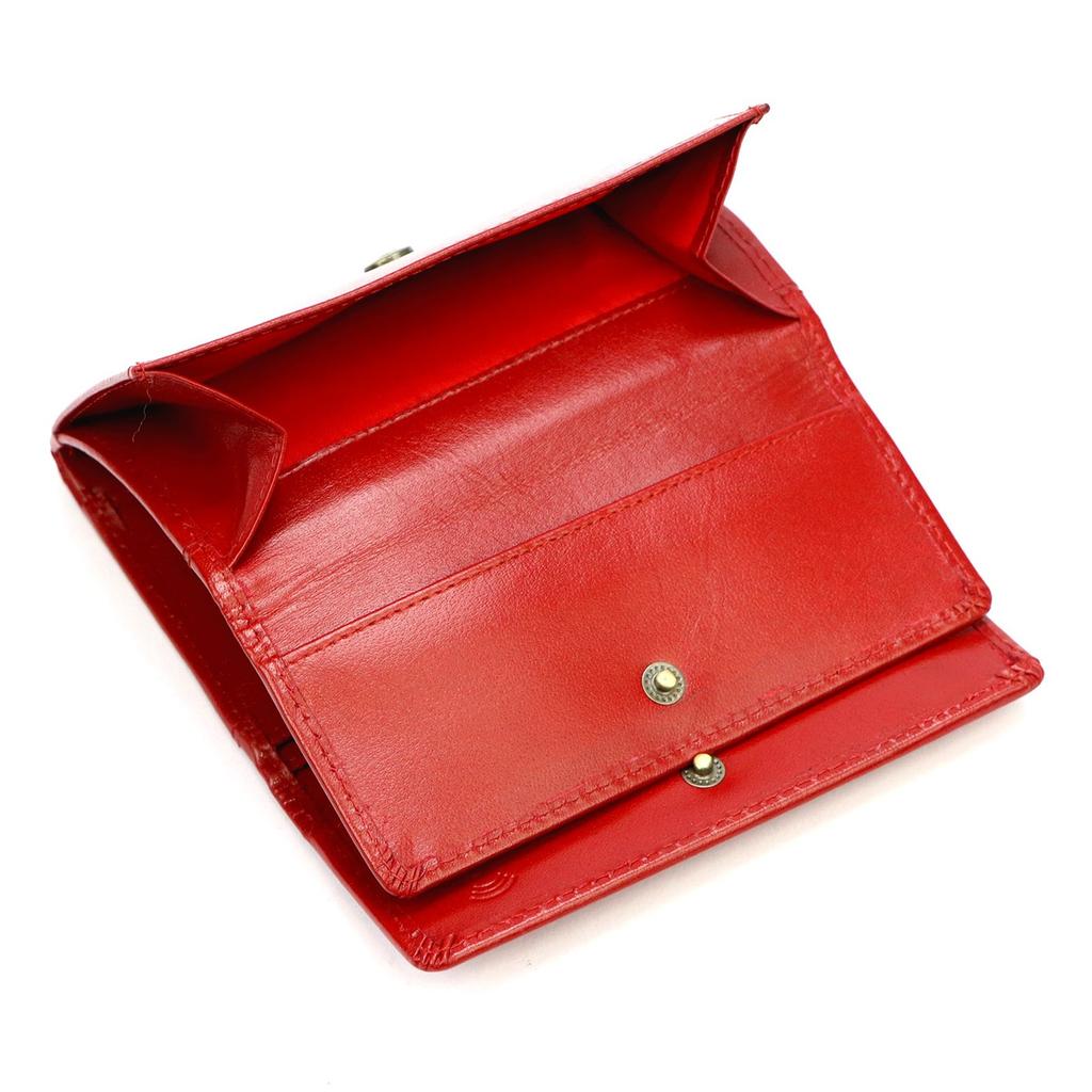 Skórzana Damska Portmonetka Zapinana Luxury Z RFID