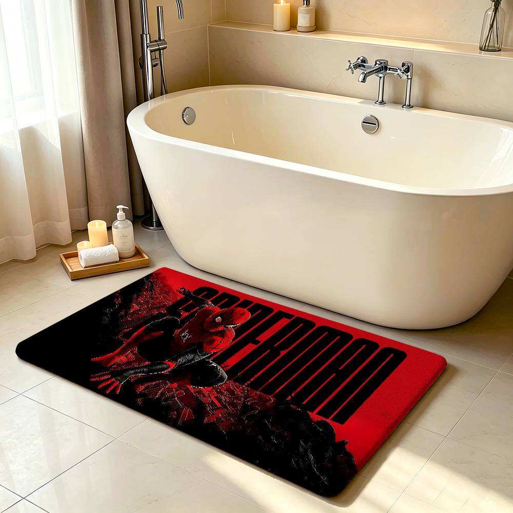 Cool-S-spider-M-manS Carpet Bathroom Anti-slip Mat Door Mat Home Decoration Mat Entrance Door Mat Scratch-resistant Door Mat