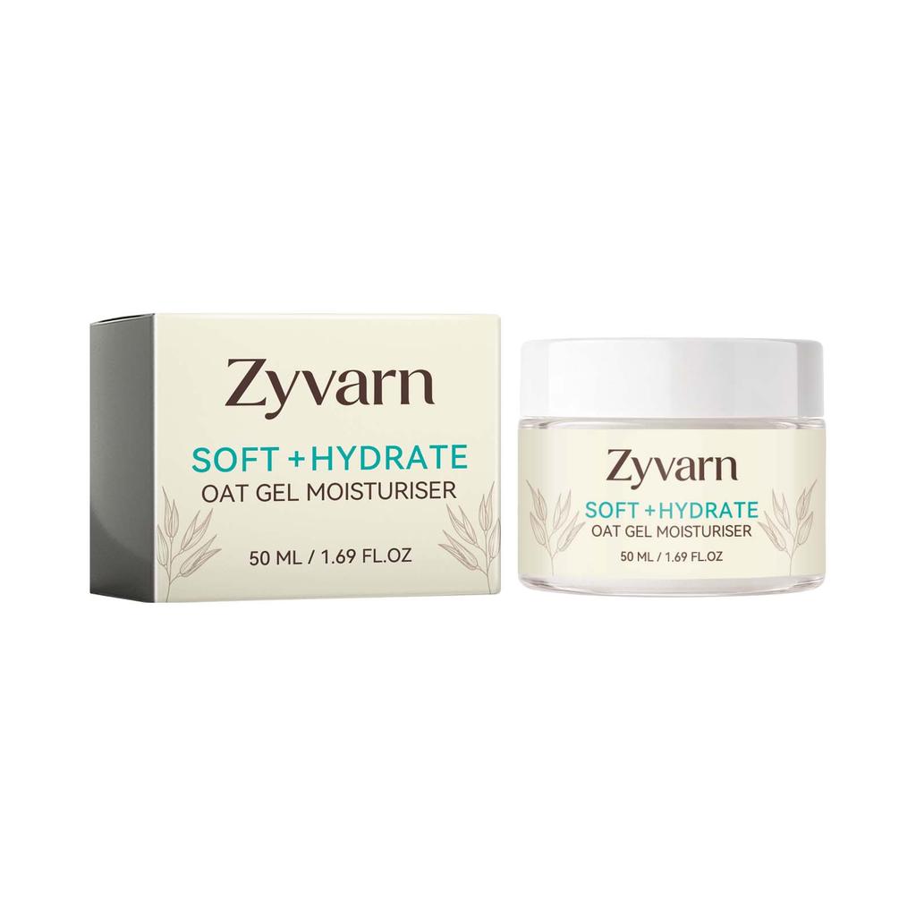 Oat Extract Gel Face Moisturizer Cream Soothing Calming For Sensitive Dry Skin Daily Skincare Lightweight Hydrating Facial Cream