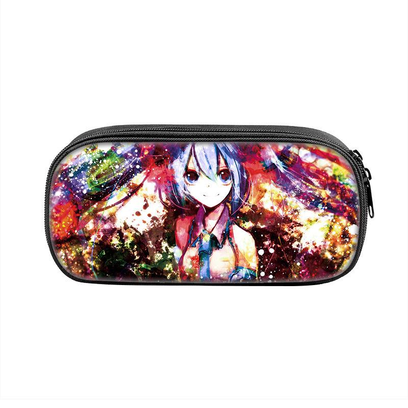 Hatsune Miku Pencil Case Miku Anime Surrounding Male And Female Students Large Capacity Stationery Case Pencil Case Bag