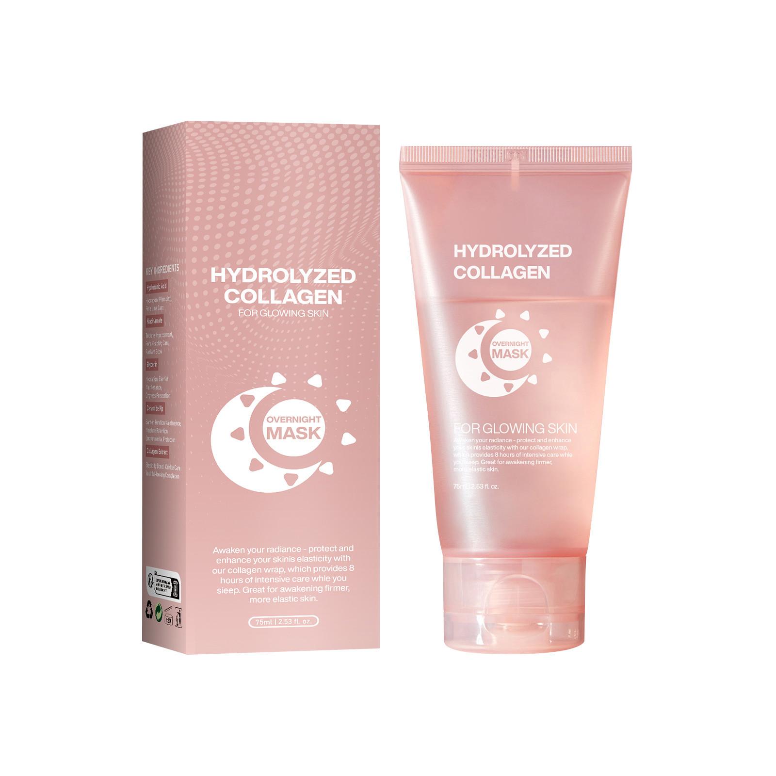 

Коллагеновая отшелушивающая маска, увлажняющая, укрепляющая ночная маска 75 мл